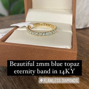 14K Yellow Gold Eternity Band